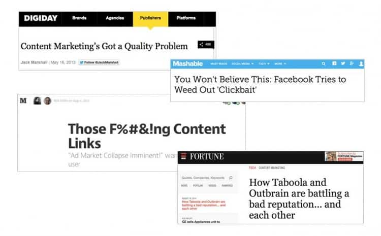 Reaction to Click Bait