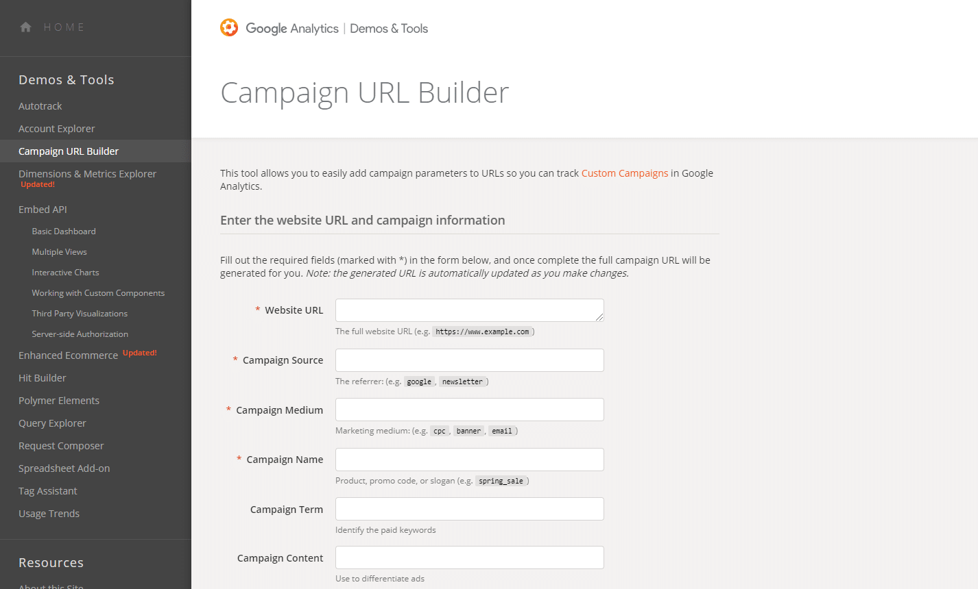 You can use Google Analytics when learning how to set up UTM parameters.