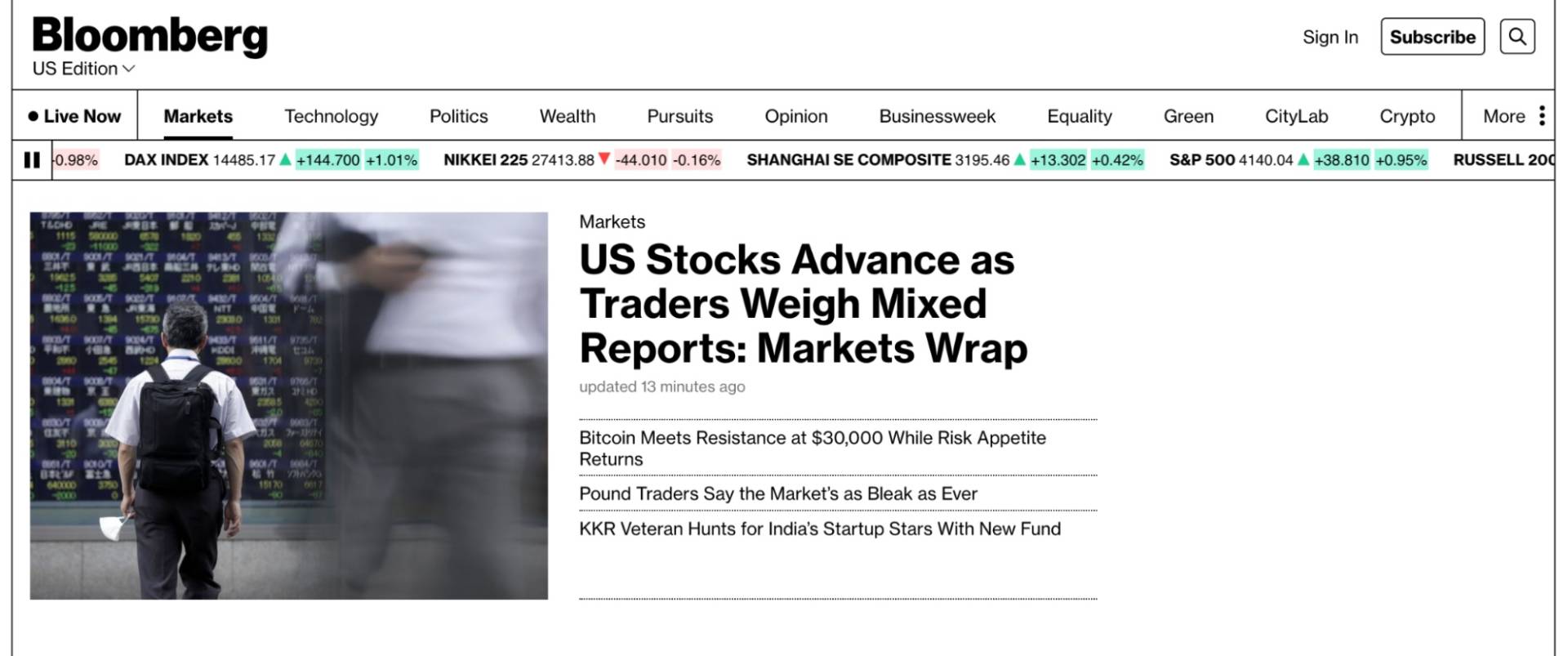 Bloomberg Article