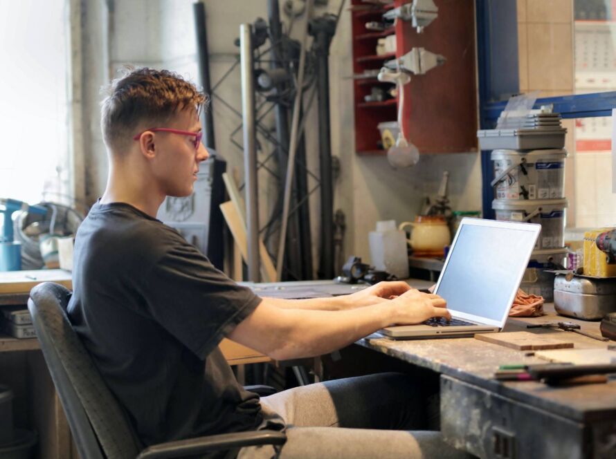 Computer Repair Shop Workbench