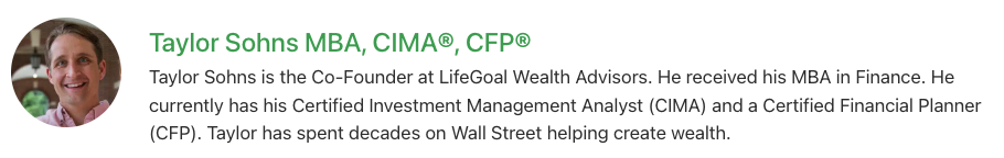 Example of a strong SME bio for YMYL SEO